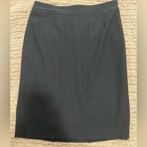 Ann Taylor Gray Pencil Skirt Knee-Length Work